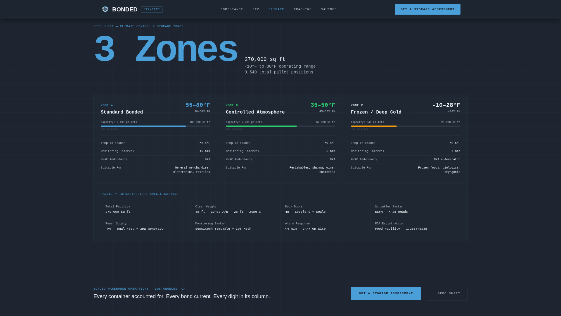 Warehouse & Distribution Privacy Policy Website Template
