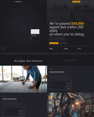 Advanced Concrete Products Professional Website Template