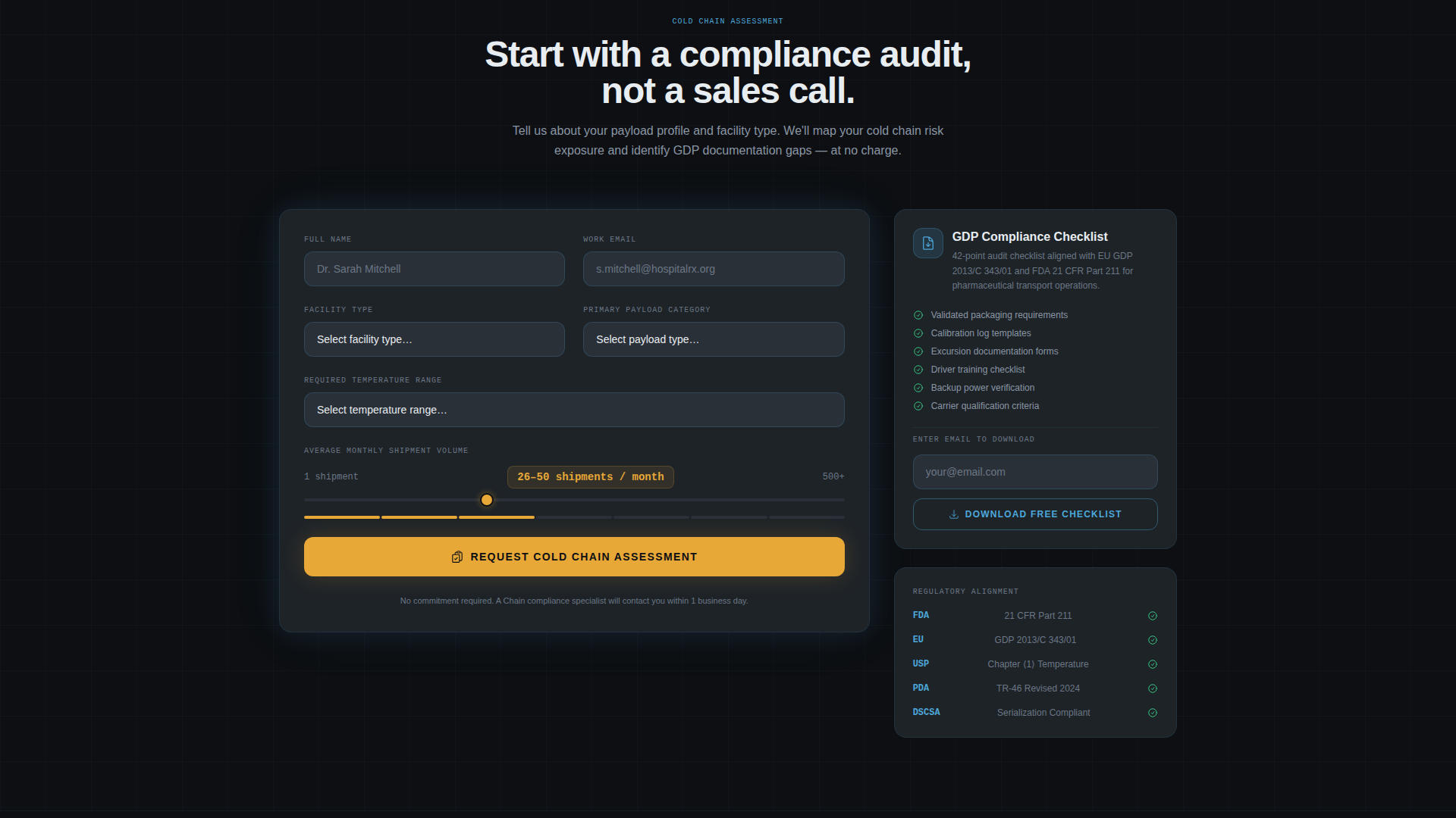 Chain - Precision Pharmaceutical Landing Page Template
