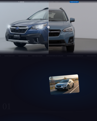 Drive - Premium Subaru Landing Page Template