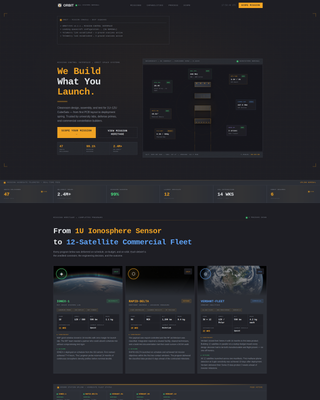 Complete Space & Advanced Aerospace Professional Website Template
