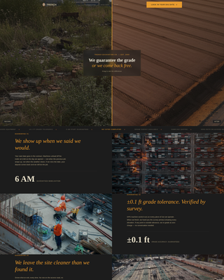 Advanced Demolition & Site Work Appointment Booking Website Template