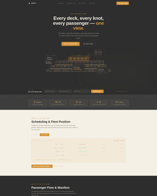 Berth - Powerful Ferryoperations Landing Page Template