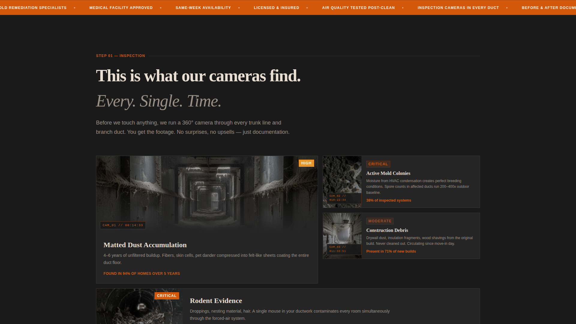 Professional Duct Cleaning Service Website Template