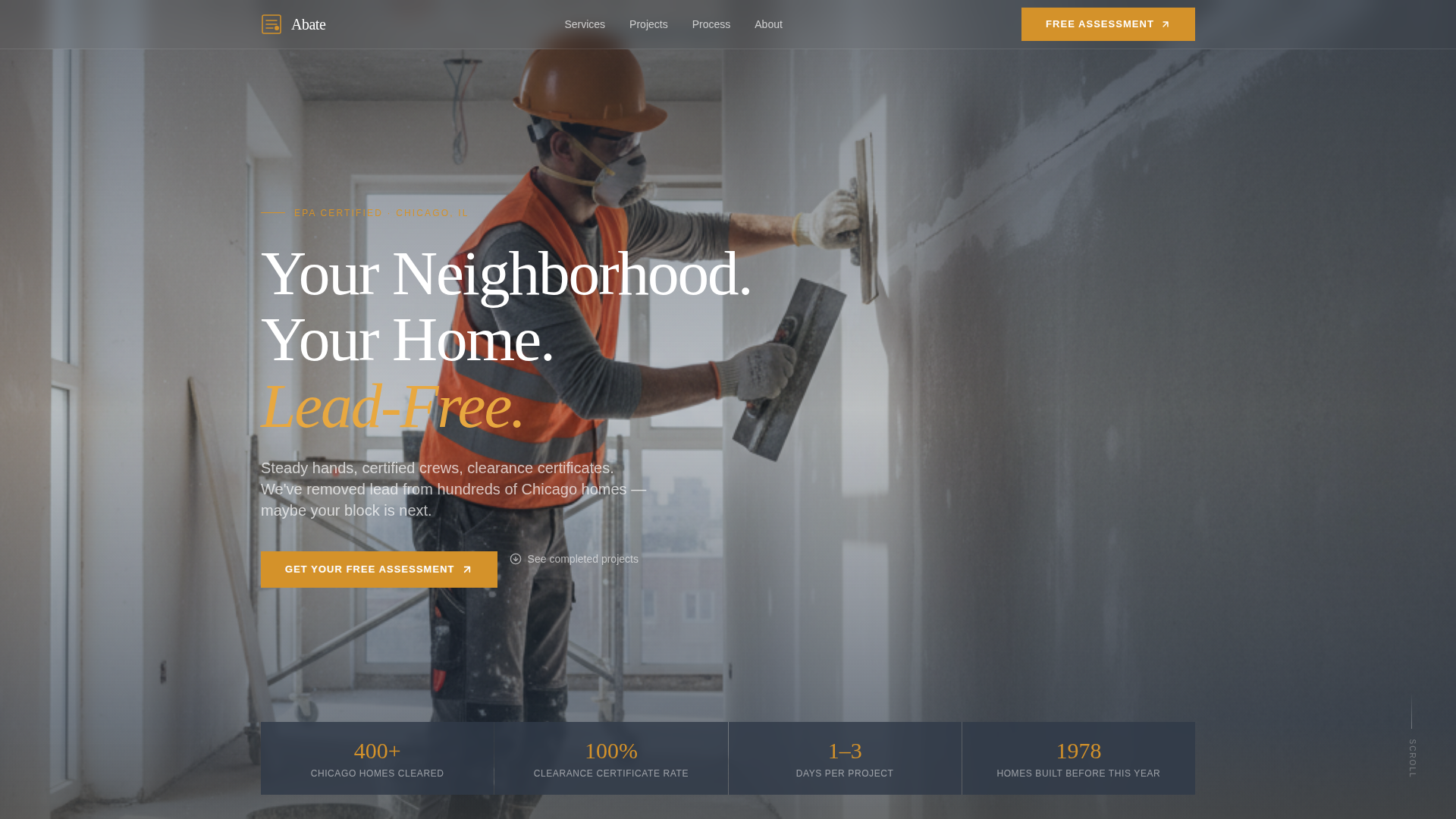 Advanced Restoration & Preservation Appointment Booking Website Template