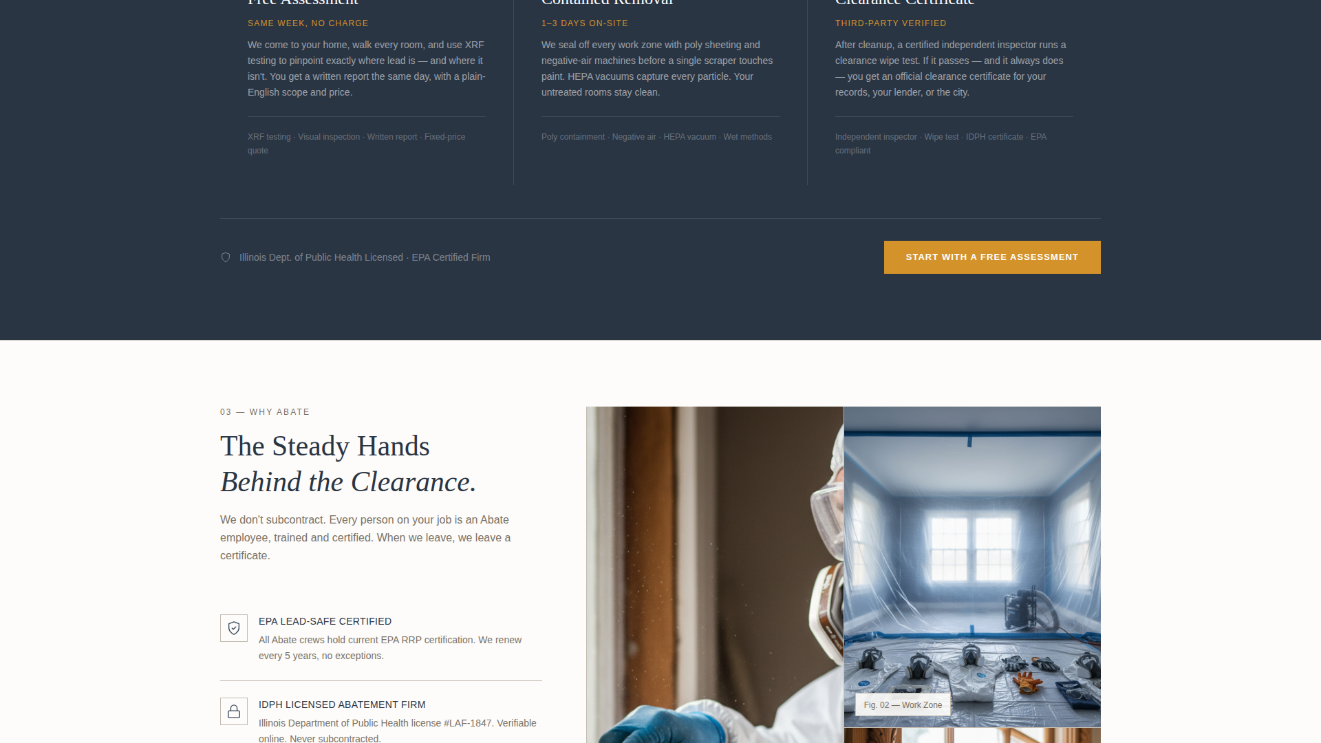 Advanced Restoration & Preservation Appointment Booking Website Template