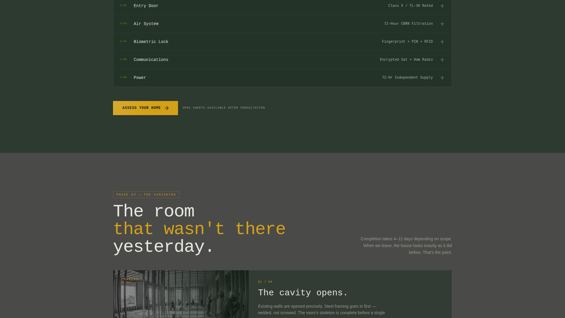 Specialty Construction Specialist Professional Website Template