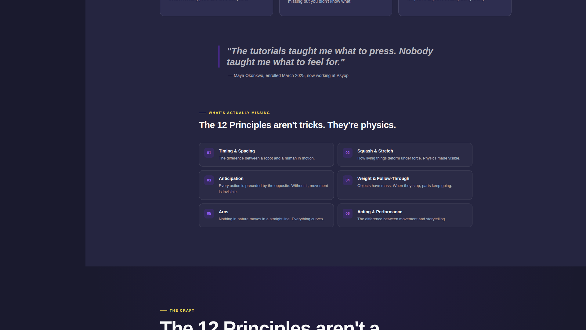 Animate - Dynamic Animationschool Landing Page Template