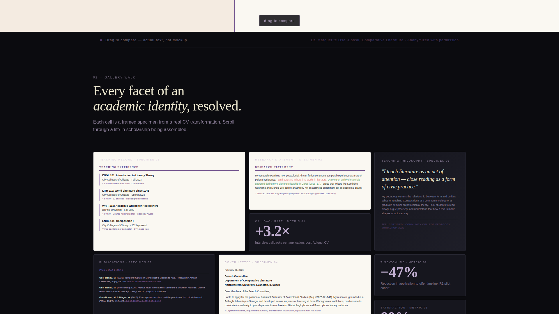 Adjunct - Tenureready Academic Landing Page Template
