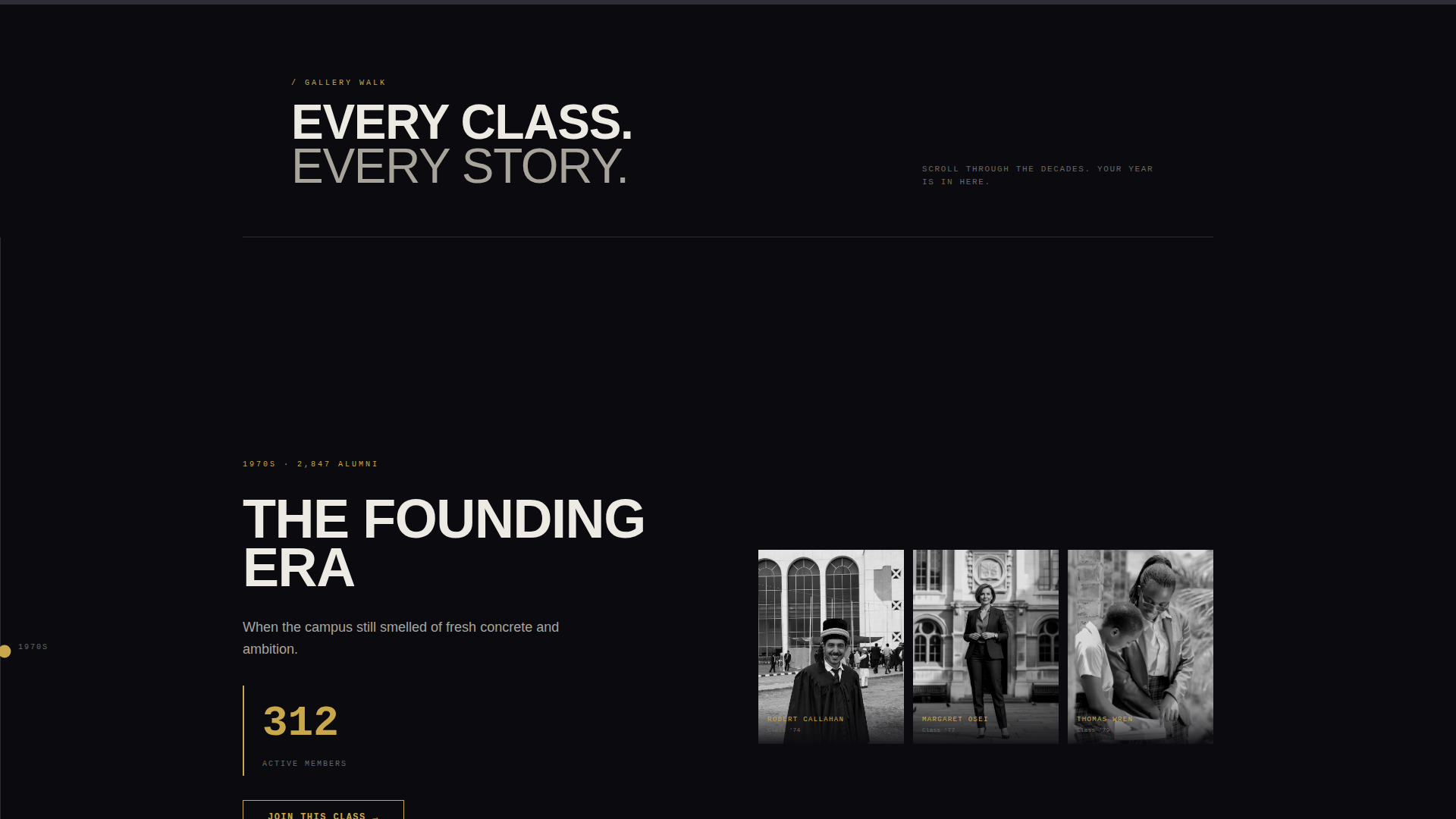 Alumni - Premium Connection Landing Page Template