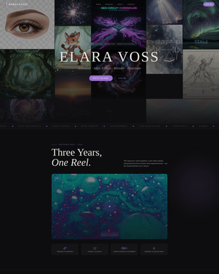 Animate - Immersive Animator Landing Page Template