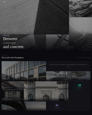 Draft - Iridescent Architect Landing Page Template