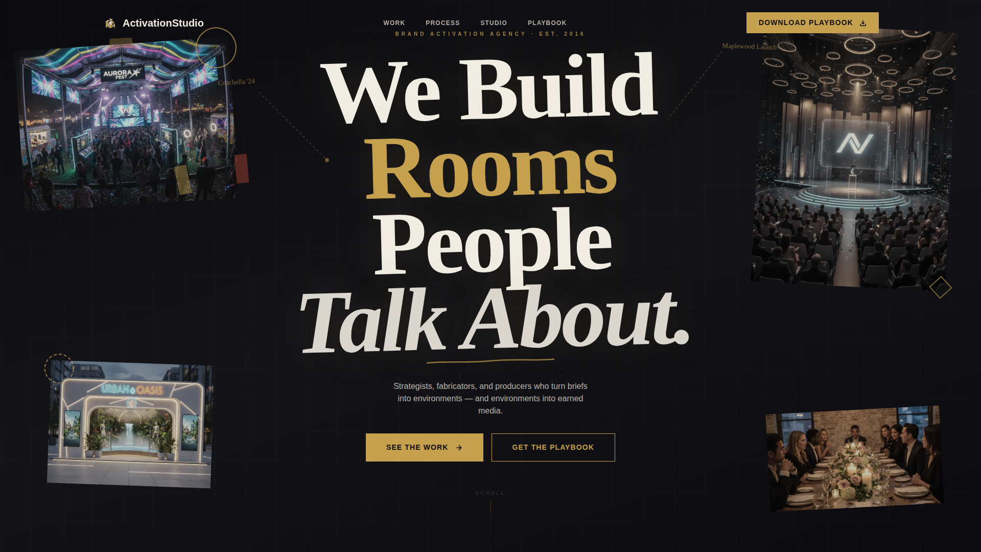 Brand Activation Agency Website Template