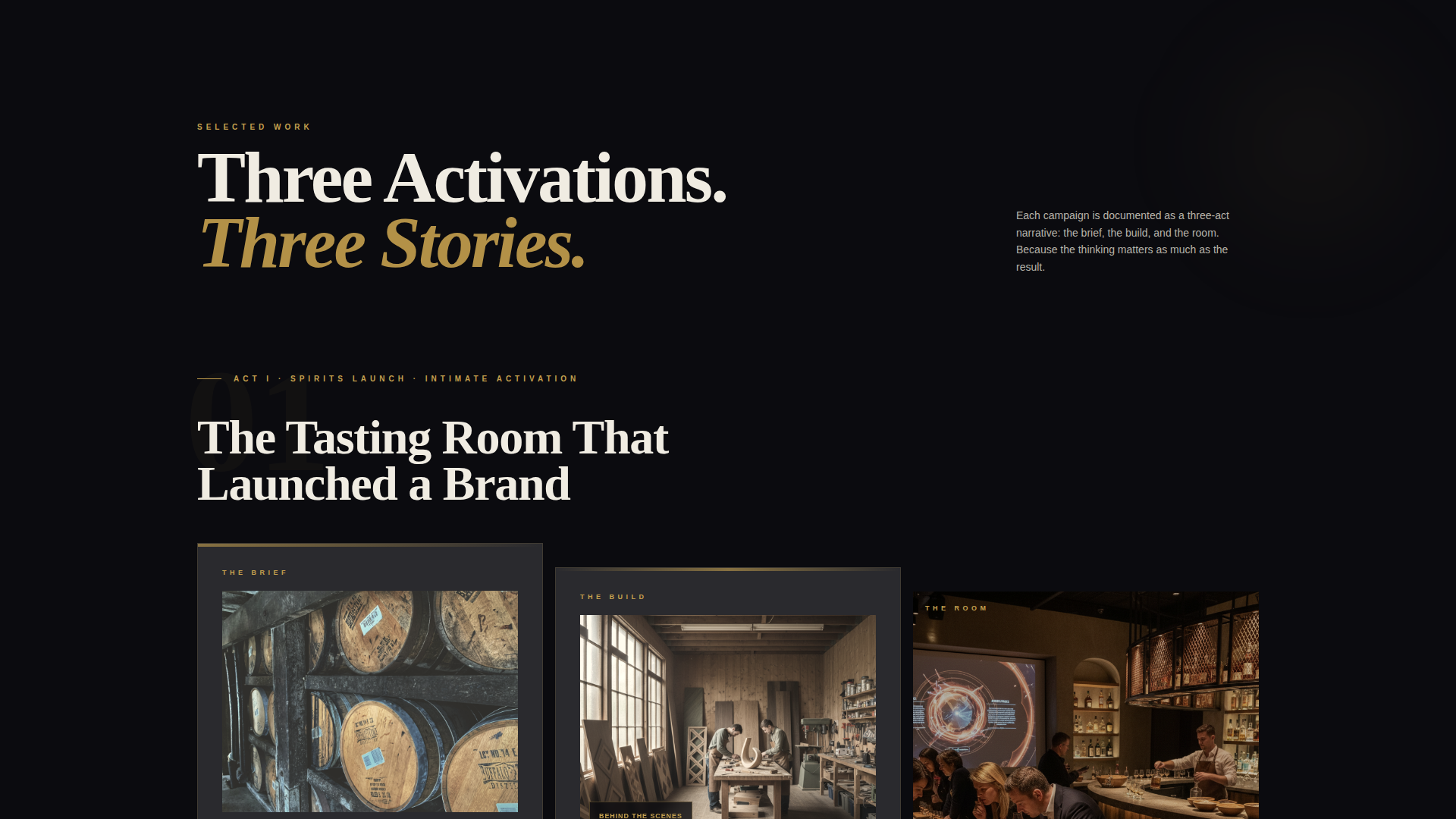 Brand Activation Agency Website Template