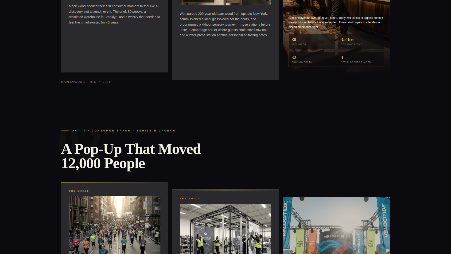 Brand Activation Agency Website Template