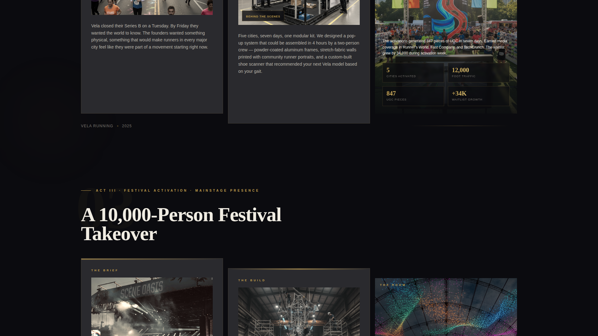 Brand Activation Agency Website Template