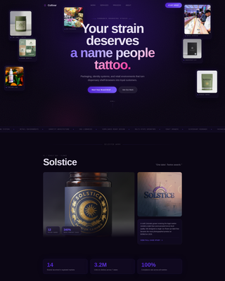 Cultivar - Premium Cannabisbranding Landing Page Template
