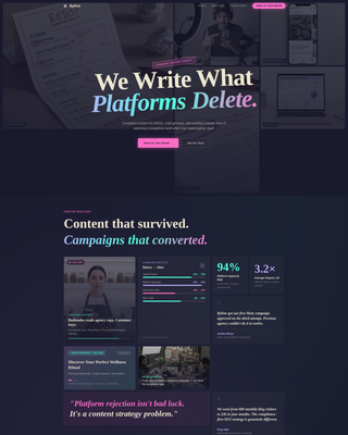 Byline - Compliant Cannabis Landing Page Template