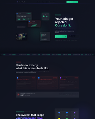 Comply - Highconverting Cannabis Landing Page Template