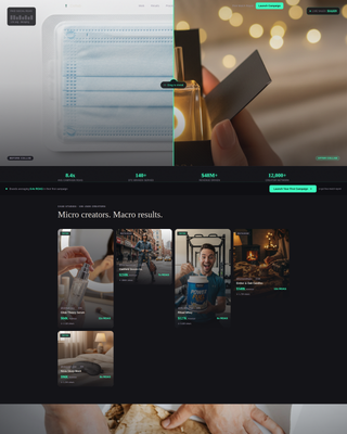 Collab - Powerful Influencer Landing Page Template