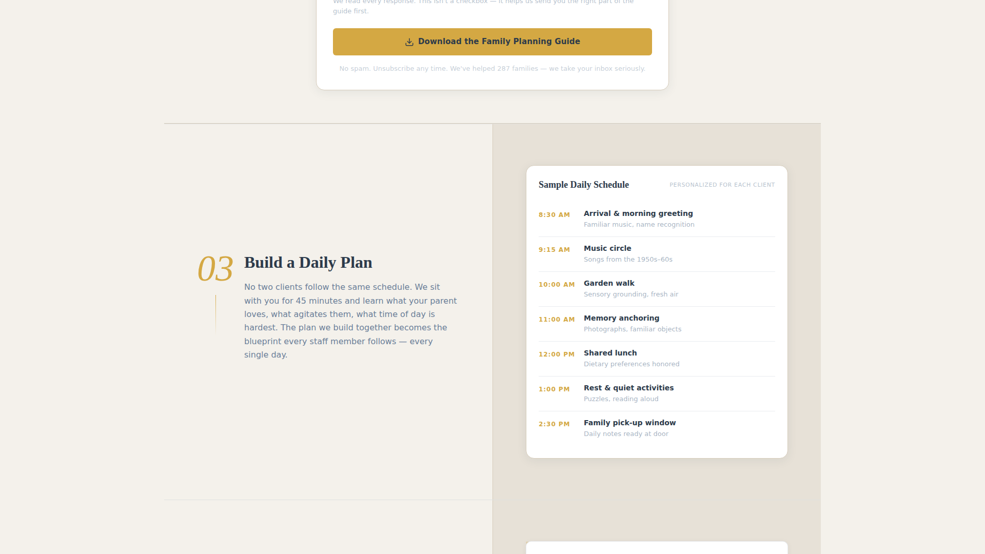 Compass - Trusted Alzheimers Landing Page Template