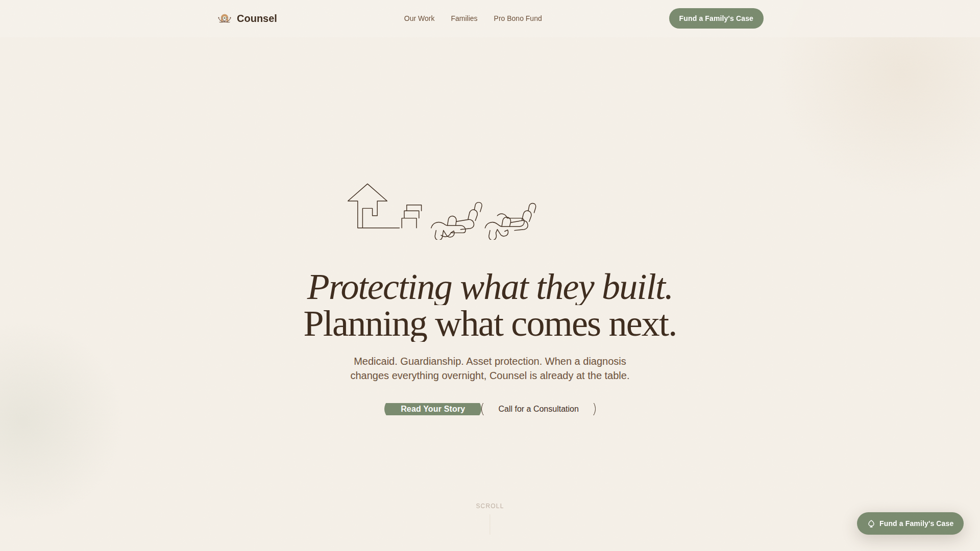 Counsel - Trusted Elderlaw Landing Page Template