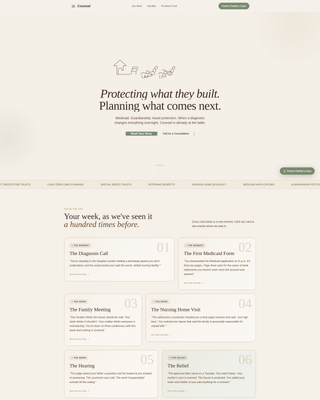 Counsel - Trusted Elderlaw Landing Page Template