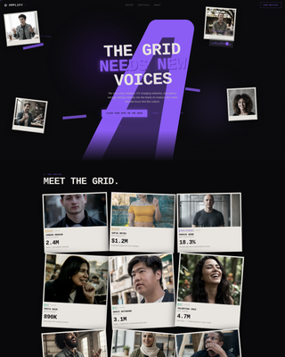 Amplify - Bold Energymarketing Landing Page Template