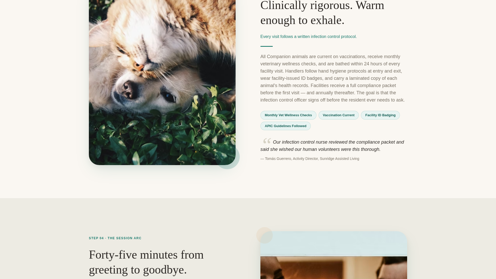 Companion - Trusted Seniorpet Landing Page Template