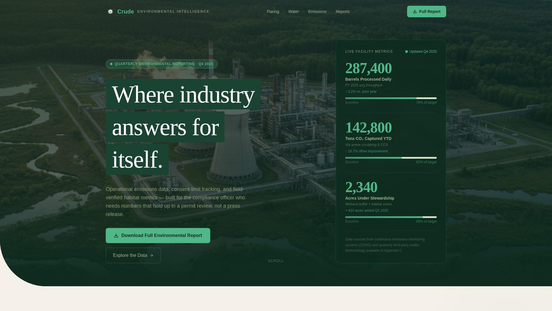 Oil & Gas Specialist Professional Website Template