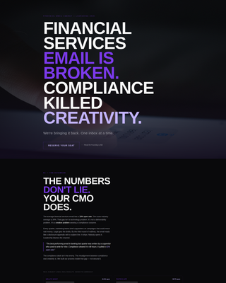 Comply - Fearless Fintech Landing Page Template