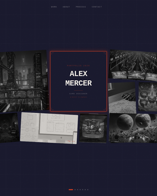 Designcraft - Sketchbook Game Designer Landing Page Template