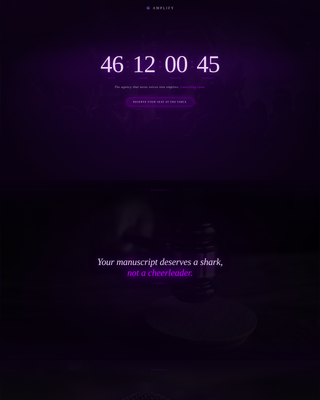 Amplify - Elite Authorspeaker Landing Page Template