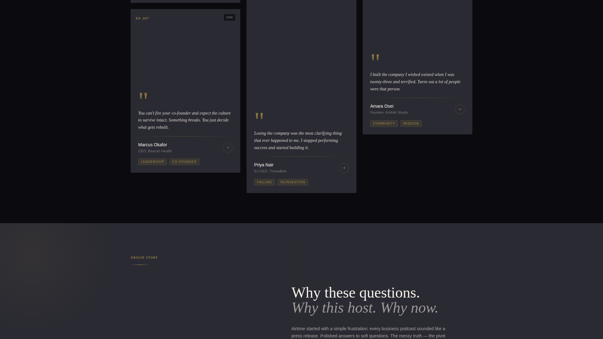 Airtime - Compelling Talkpodcast Landing Page Template