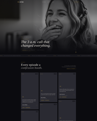 Airtime - Compelling Talkpodcast Landing Page Template