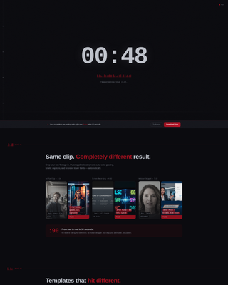 Pulse - Scrollstopping LinkedIn Landing Page Template