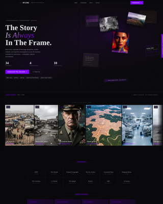 Dispatch — Commanding Supply Chain Landing Page Template
