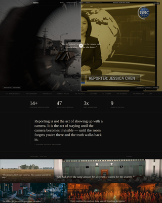 Byline — Striking News Professional Landing Page Template