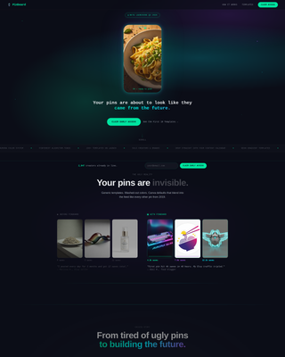 Pinboard - Scrollstopping Pinterest Landing Page Template