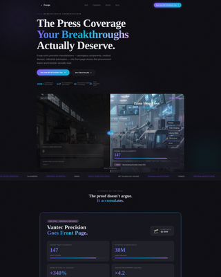Construct — Industrial Fabrication Services Landing Page Template