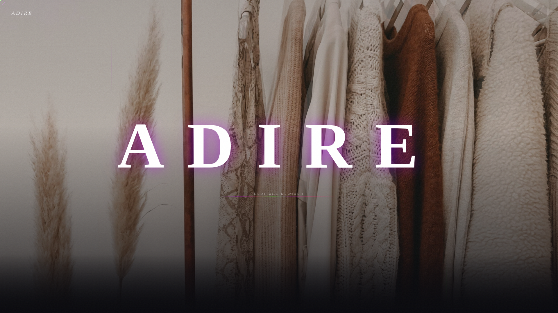Adire - Immersive Heritage Landing Page Template