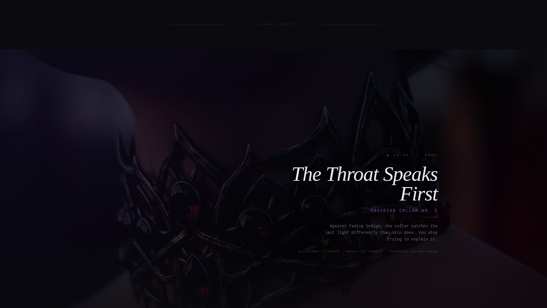 Adorn - Immersive Accessories Landing Page Template