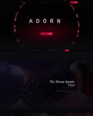 Adorn - Immersive Accessories Landing Page Template