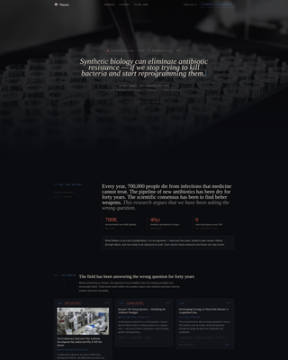 Academic & Research Profile Reviews Website Template