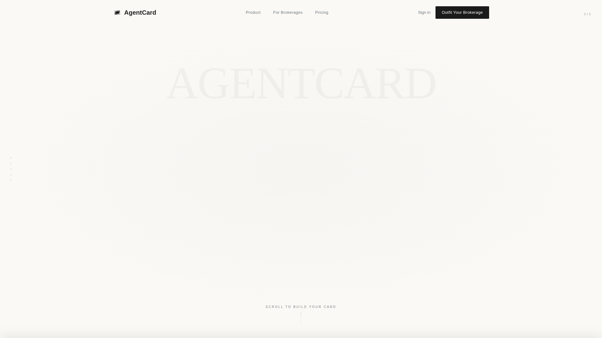 Agentcard - Polished Realestate Landing Page Template