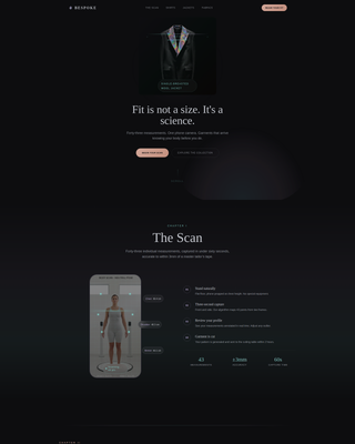 Advanced Fashion Tech & Innovation Pricing & Packages Website Template