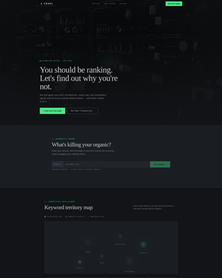 Crawl - Powerful SEO Landing Page Template