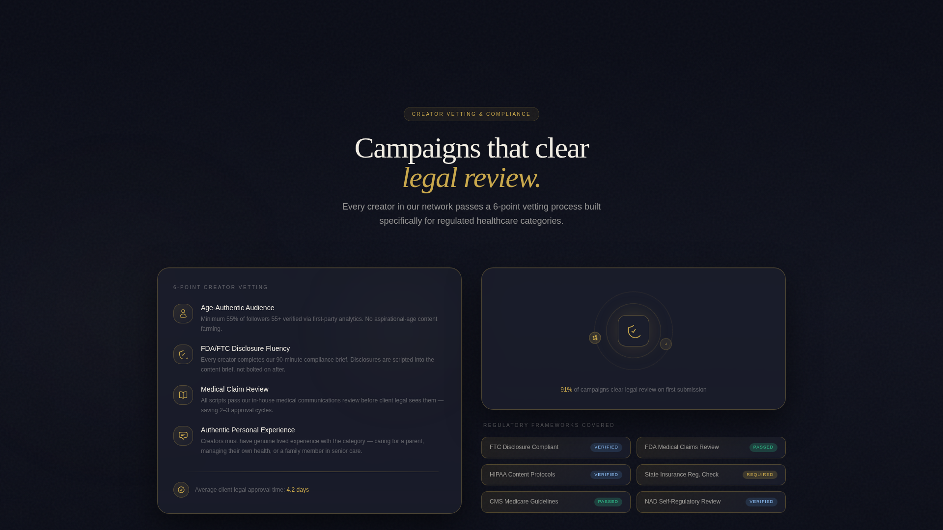 Senior Care Agency Landing Page Template — Trust & Care