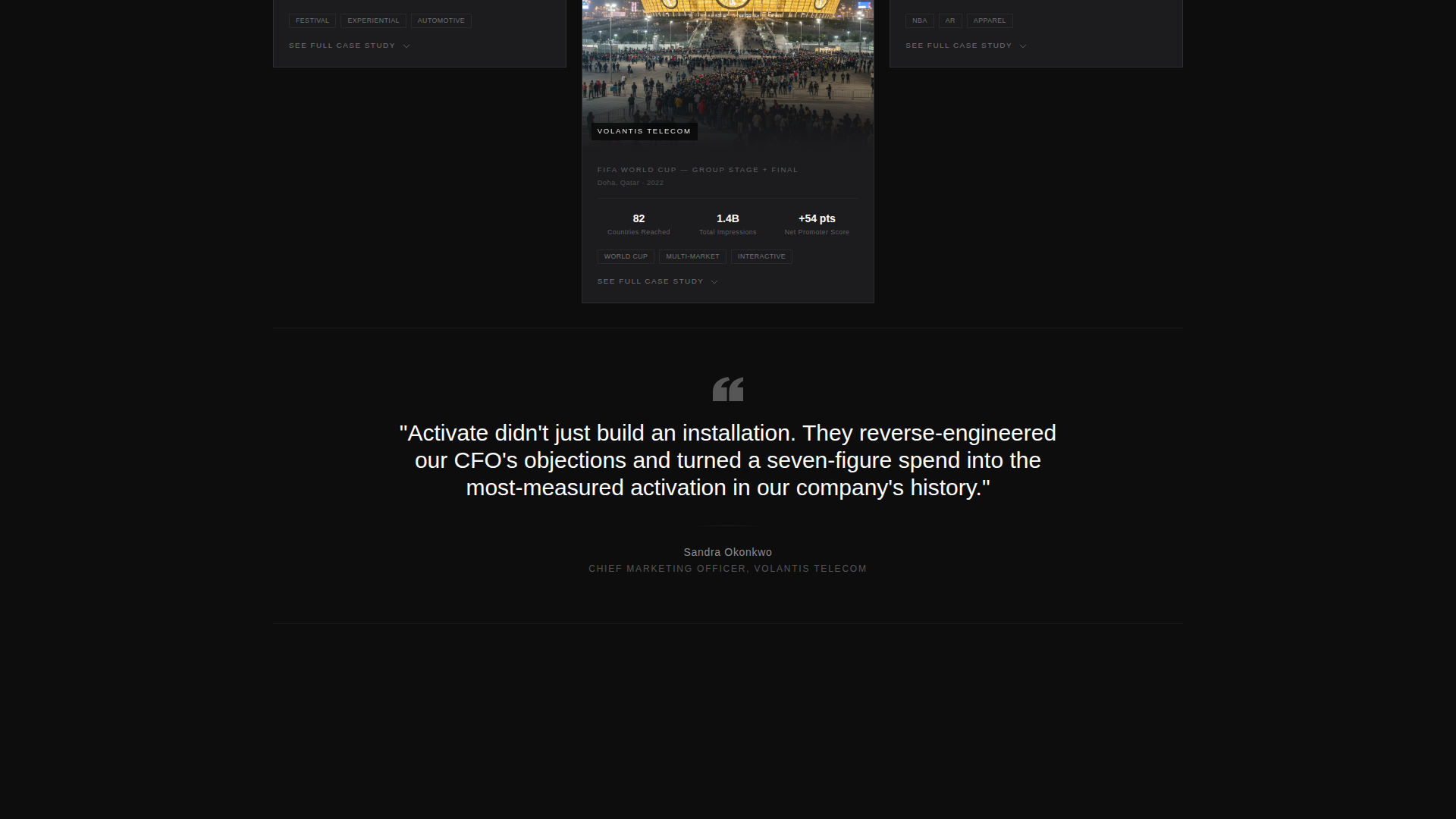 Event Sponsorship Agency Landing Page Template