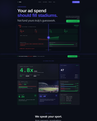 Blitz - High-Converting Sports PPC Landing Page Template